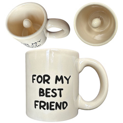 Kubek „For My Best Friend” z Niespodzianką - Śmieszny Prezent