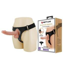Pretty Love - Kevin Harness Briefs – Realistyczne Dildo z Przyssawką i Uprzężą