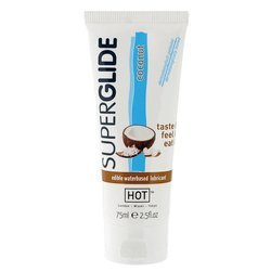 Żel poślizgowy o smaku kokosowym - Super Glide Coconut 75 ml