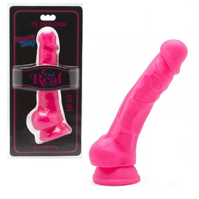 Realistyczny Penis Z Małymi Jajami - Happy Dicks 7.5" 18,5cm