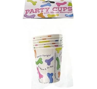 Papierowe Kubeczki na Wieczór Panieński – Zabawny Zestaw 6 szt. Gadżet Imprezowy 250 ml
