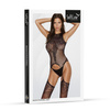 Bodystocking 2067 SoftLine Black – Koronkowa Zmysłowość i Elegancja