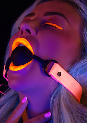 Knebel BDSM Świecący w Ciemności TABOOM 17203 – GLOW IN THE DARK BALLGAG!