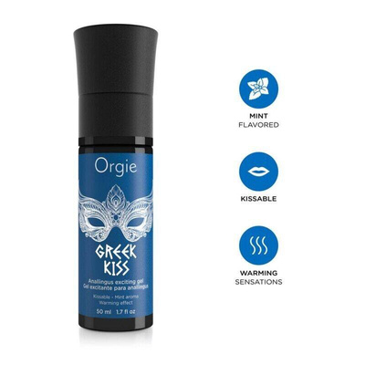Orgie Greek Kiss 100ml – Żel do Ćwiczeń Anallingus (Kissable)!