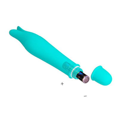 Wibrator silikonowy Delfinek Pretty Love Edward 10 trybów – niebieski