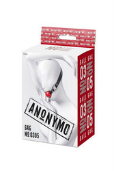 Anonymo Gag No 0305 – Całkowicie zabudowany knebel do ust