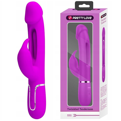 Różowy Wibrator z Mega Stymulacją PRETTY LOVE Kampas Pink