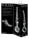 Icicles No. 67 – Szklane Koraliki Analne z Pierścieniem 20,5 cm