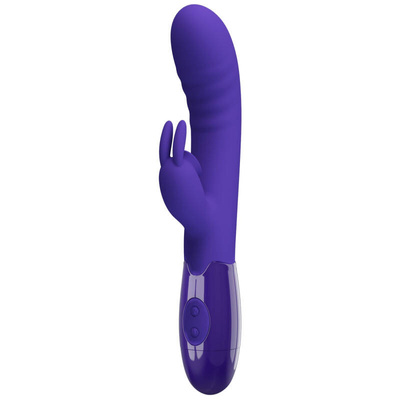 Wibrator Rabbit Cerberus Purple USB Silikon G-Spot Łechtaczka!