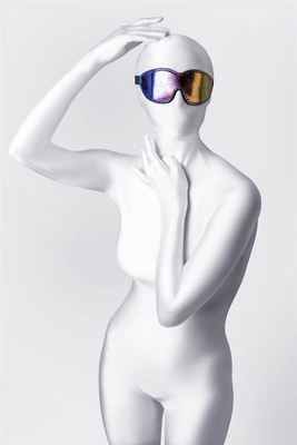 Anonymo Blindfold No 0205 – czerwona maseczka na oczy