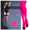 Sexy Neonowe Różowe Samonośne Pończochy Calze Classic - Pink Gabriella 643