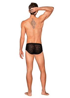 Azmeron – Męskie Slipy z Klasycznym Krojem i Zwierzęcym Wzorem Obsessive