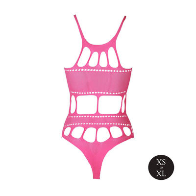 Neonowe Body Ouch! 832 Pink Siateczka Dziurki UV Sexy!
