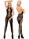Ilean LivCo Corsetti – Bodystocking z otwartym krokiem i diamencikami