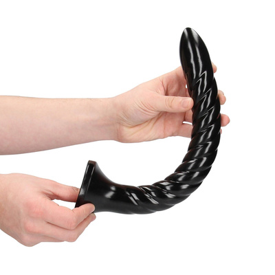 Swirled Anal Snake Dildo Ouch! 30 cm – Spiralne, Giętkie, Analne!