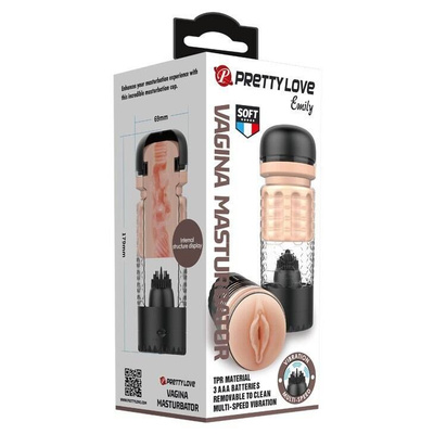 Masturbator Pretty Love Emily Silikon/TPE Realistyczna Stymulacja!
