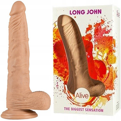 Naturalne Żelowe Dildo - Długi Penis Alive Long John