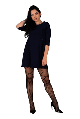 Kuszące Wzorzyste Kabaretki Angan LivCo Corsetti – Unikalny Wzór i Zmysłowy Splot