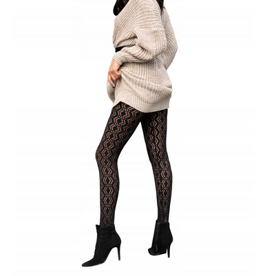 Seksowne Legginsy z Ażurowym Wzorem Miviena LivCo Corsetti – Gorący Dodatek do Stylizacji