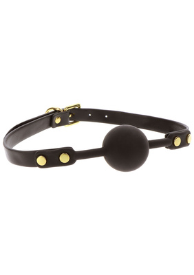 Delikatny knebel BDSM Taboom Silicone Ball Gag – elegancki i komfortowy 17424