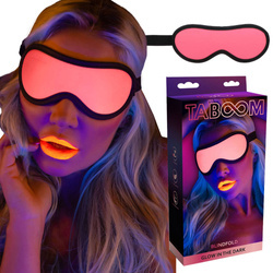 Sexy Opaska Na Oczy Świecąca w Ciemności do SEXu BDSM TABOOM 17202