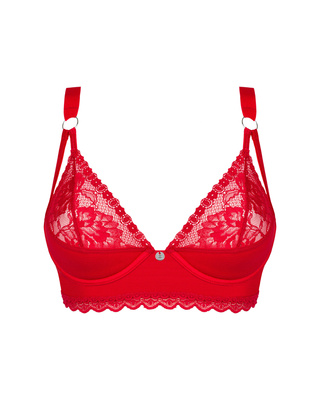 Belovya – Seksowny Biustonosz Koronkowy (Krwista Czerwień) Obsessive