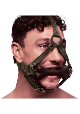 Knebel W Kształcie Kości - Colt Camo Bone Gag BĄDŹ JEGO S#KĄ!