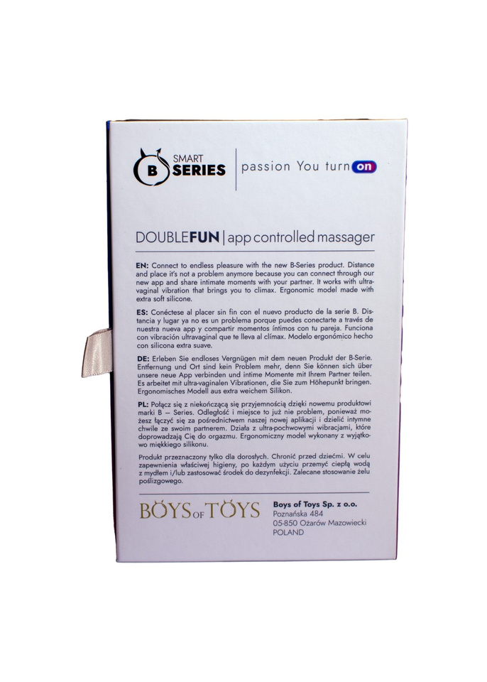 Super Wibrator Podkowa Dla Par! Double Fun - App Controlled