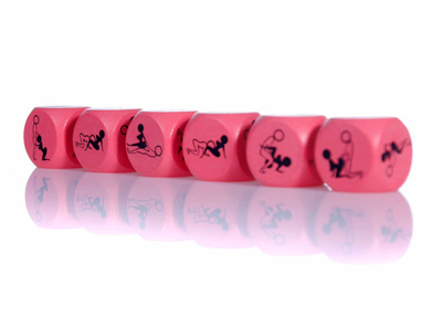 Zabawka Kostka Miłości Do Kamasutry 25mm Różowa – 1 Sztuka 