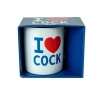 Zabawny Ceramiczny Kubek Z Napisem - I Love Cock Mug