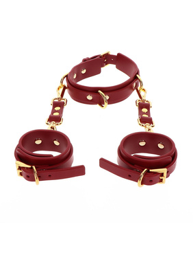 D-Ring Collar & Wrist Cuffs Taboom 17154 – Obroża z Kajdankami BDSM