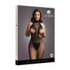 Bodystocking PLUS SIZE Le Desir koronka i siateczka gustowny półgolf 26