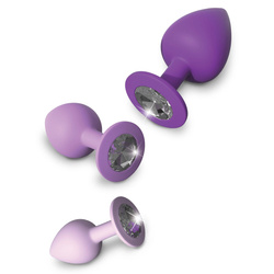 Zestaw trzech korków analnych do treningu - Her Little Gems Trainer Set