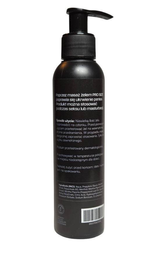 Pielęgnujący Żel Intymny Na Penisa - Pro Size Gel 150 Ml