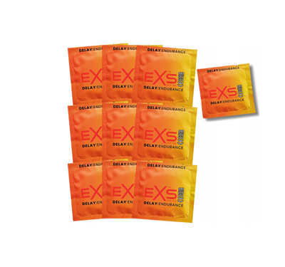 Prezerwatywy EXS Delay Opóźniające Wytrysk 10 szt. Wegańskie!
