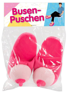 Męskie Kapcie z Biustem - Slipper Boobs Pink