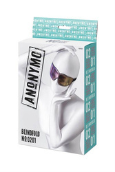 Anonymo Blindfold No 0205 – czerwona maseczka na oczy