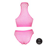 Kabaretkowy Komplet Ouch! 833 Pink NEON UV Top i Figi 2cz.