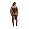 Le Désir Bodystocking 74 – Siateczkowe z Drobinkami Złota Seksowny Hit