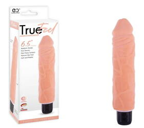 True Feel 6.5" – Gruby Realistyczny Mini Wibrator z Płynną Regulacją Wibracji