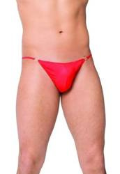 Czerwone Stringi Męskie Classic - SoftLine 4420