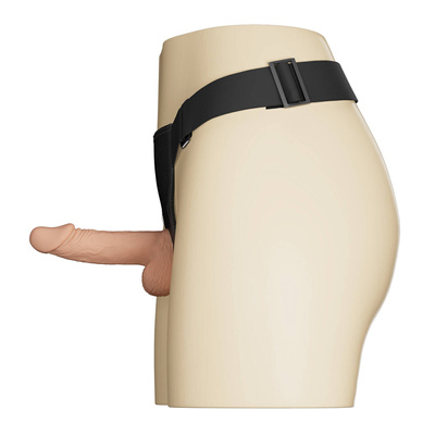 Ultra Passionate Harness 7.6" – Strap-on Damski z Realistycznym Penisami Wibracjami