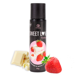 Jadalny żel intymny truskawka z białą czekoladą Sweet Love Strawberry&White Chocolate