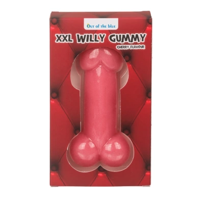 XXL Willy Gummy Żelkowy penisek na wieczór panieński, smak wiśniowy, 150 g