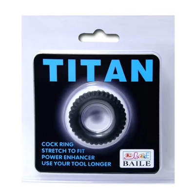 Titan Ring Erekcyjny Silikonowy Pierścień Na Penisa BI-210144!