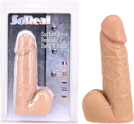 So Real 7" – realistyczne dildo z przyssawką i realistyczną fakturą