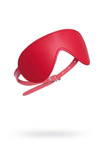Czerwona Maseczka Z Ekoskóry - Anonymo Blindfold No 0205