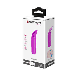 Mini Silikonowy Wibrator z Nasadką - Pretty Love Gemma