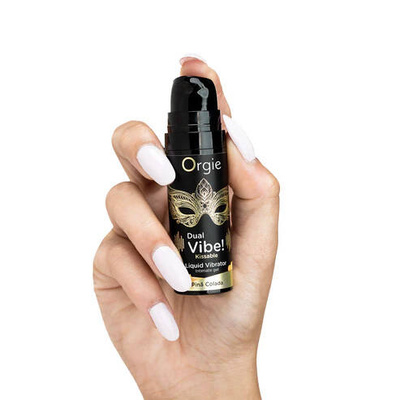 Wibrator W Płynie ORGIE Dual Vibe 15ml – Smak Pina Colada, Efekt Mrowienia!