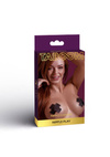 Taboom Nipple X Covers – Czarne Brokatowe Naklejki na Sutki w Kształcie X, Styl BDSM TABOOM 17285